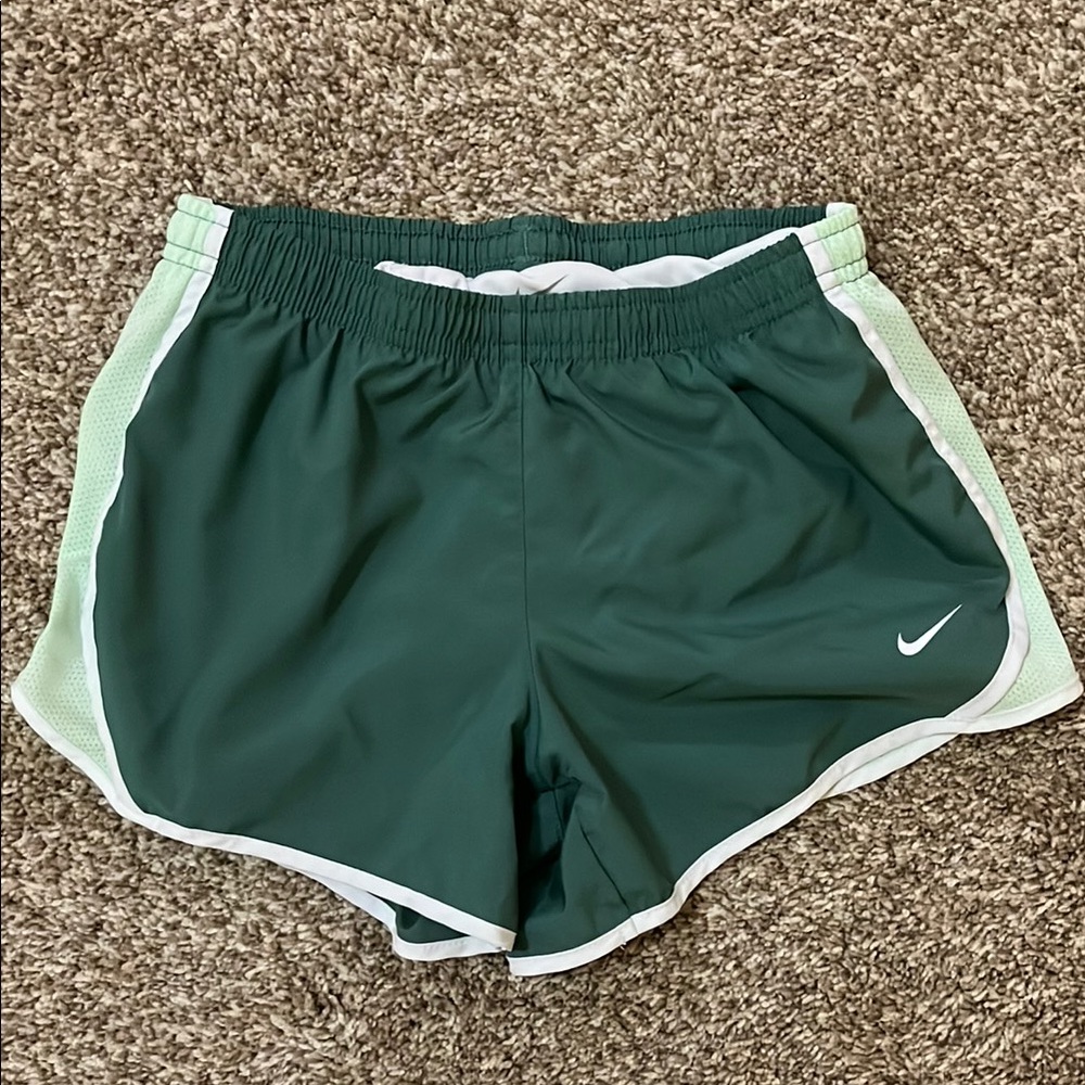 Nike Sage Green Girls Athletic Shorts
